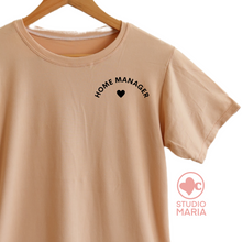 Load image into Gallery viewer, Home Manager Mom Hats Minimalist Collection Shirt for Moms
