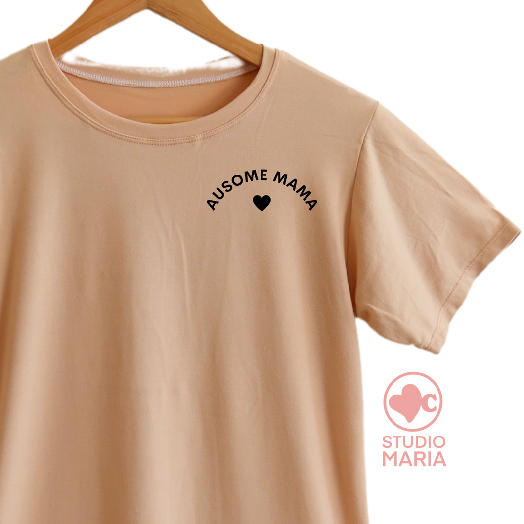 Ausome Mama Mom Hats Minimalist Collection Shirt for Moms