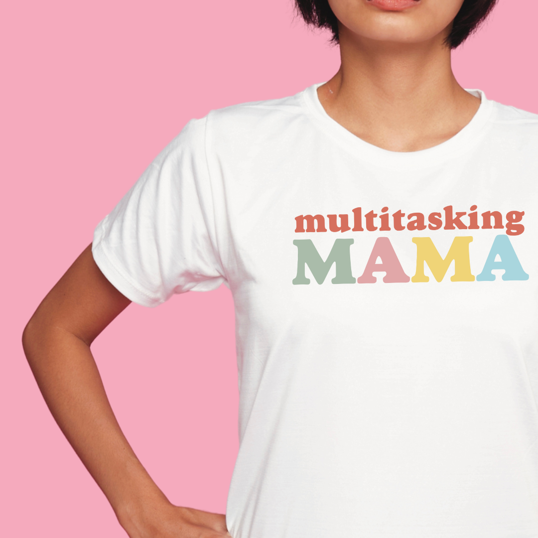 Multitasking Mama Mom Statement Shirt