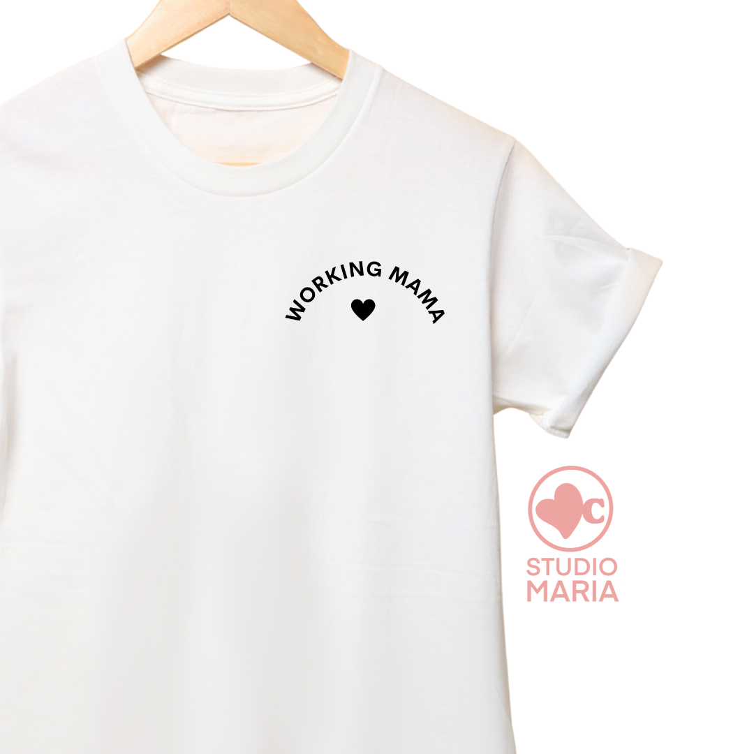 Working Mama Mom Hats Minimalist Collection Shirt for Moms