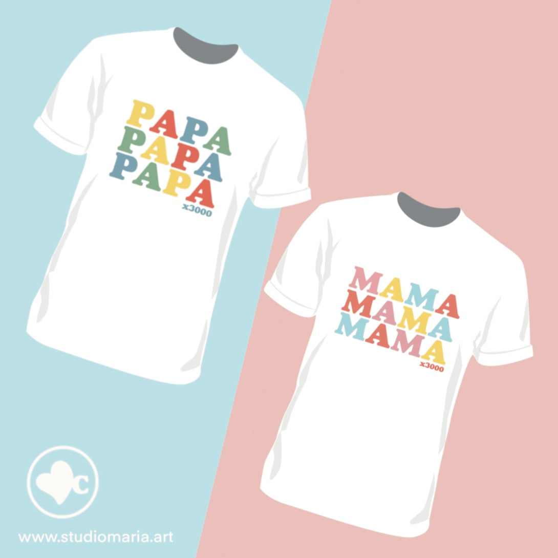 Papa x3000 Dad Statement Shirt