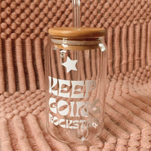 Load image into Gallery viewer, Intentional Affirmation Glass Can Cups for Moms
