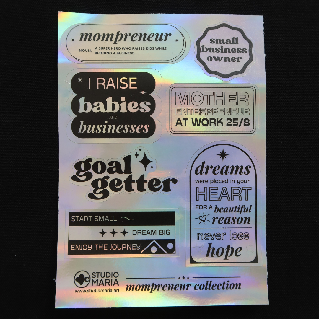 Mompreneur Sticker Set by Studio Maria