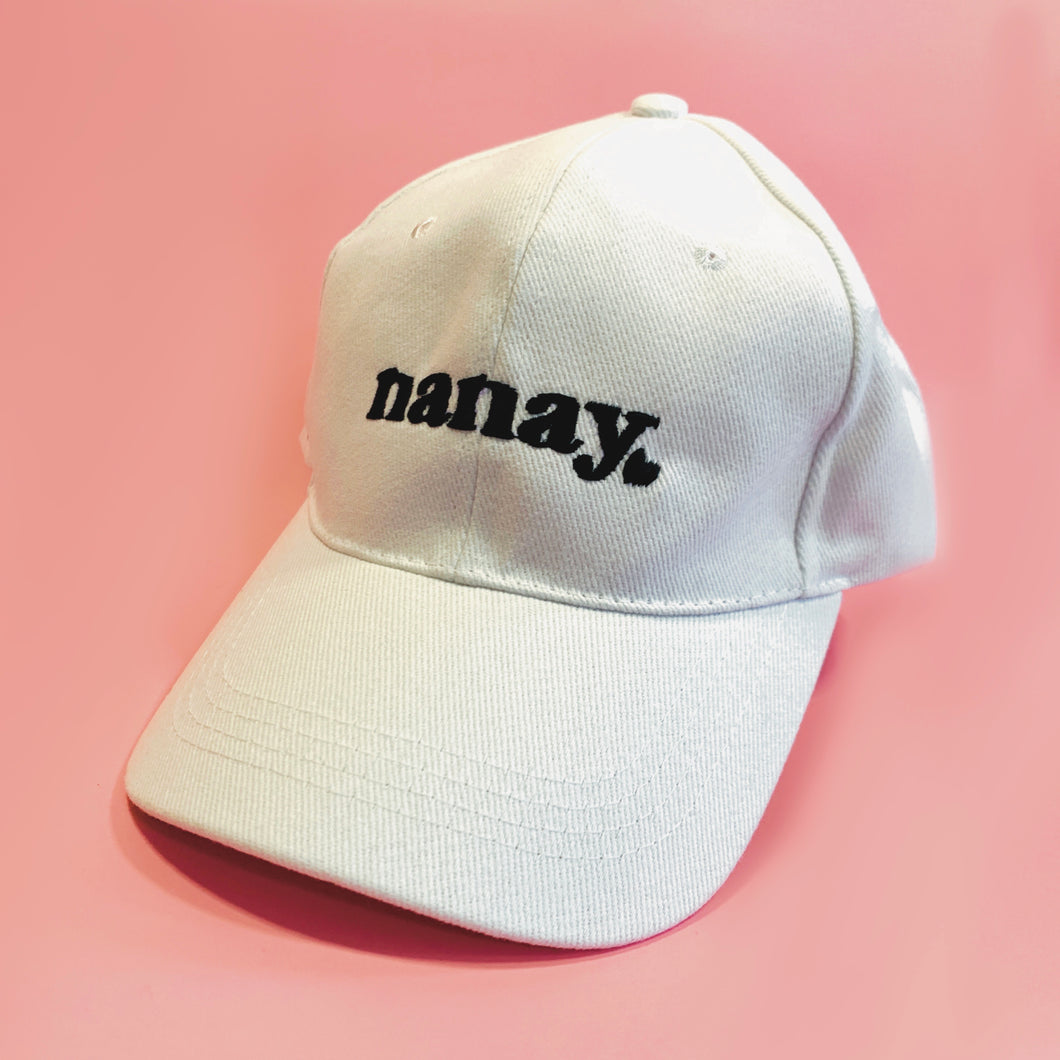 Nanay Love Cap White